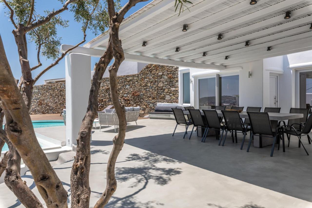 Villa In Mykonos - 6 Bedroom - 1Km From Mykonos Town - Infinity Pool - Sunset View Buitenkant foto